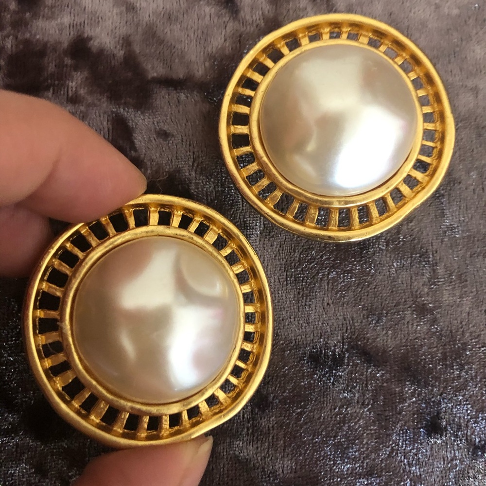 Vintage Pearl Earrings